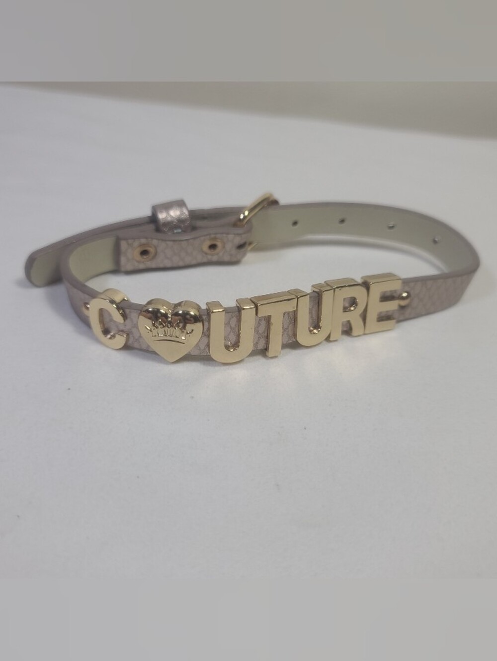 Juicy Couture Limited Edition Dog Collar Snake Gold 10-13.5" Y2K Glam